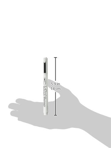 Uchida Le Pen Technical Drawing Pen Carded-Brush Tip Black