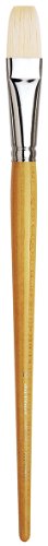 da Vinci Hog Bristle Series 7000 Maestro Artist Paint Brush, Flat Long-Length Hand-Interlocked with Natural Polished Handle, Size 18