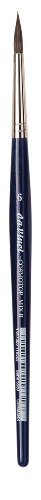 da Vinci Watercolor Series 5530 CosmoTop Mix B Paint Brush, Round Synthetic/Natural Mix, Size 6 (5530-06)