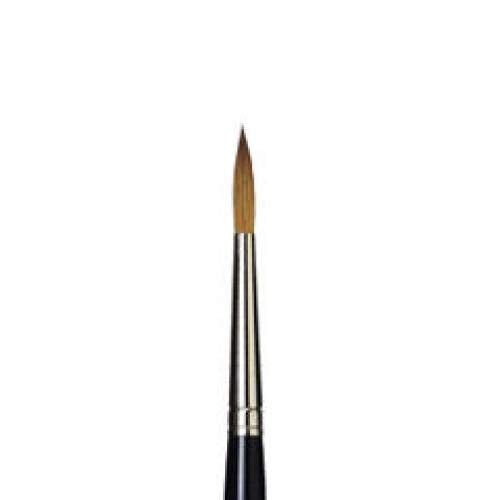da Vinci Watercolor Series 10 Maestro Paint Brush, Round Kolinsky Red Sable, Size 0 (100)