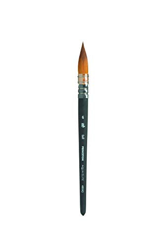 Princeton Aqua Elite, Series 4850, Synthetic Kolinsky Watercolor Paint Brush,Quill, 6