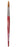 da Vinci Watercolor Series 5580 CosmoTop Spin Paint Brush, Round Synthetic with Red Handle, Size 16 (5580-16)
