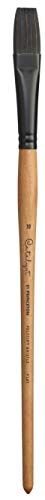 Princeton Catalyst Polytip, Brushes for Acrylic & Oil, Series 6400 Long Handle, Flat, Size 10