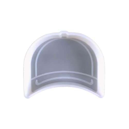 Baseball Hat Silicone Freshie Mold | Size 4.8" Wide x 3.25" Long | Trucker Ball Cap Mold | Small Baseball Cap Design for Freshie, Soap, Resin, Heat Resistant for Oven Scented Aroma Beads Car Candle