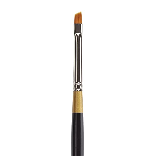 KINGART Original Gold 9400-1/8 Angle Series, Premium Golden Taklon Multimedia Artist Brushes