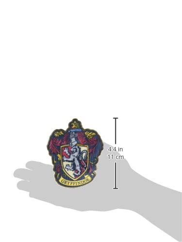 Simplicity Harry Potter Gryffindor Iron On Applique Patch for Clothes, Backpacks, and Accessories, 3.5" W x 4.25" L, Multicolor