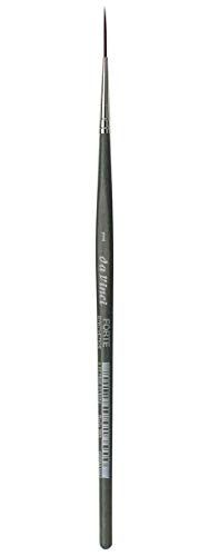 da Vinci Modeling Series 263 Forte Gaming and Craft Brush, Pointed Liner/Rigger Extra-Strong Synthetic with Blue-Green Handle, Size 1