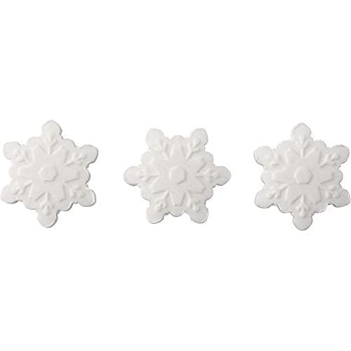 Wilton Candy Decorations White Snowflakes