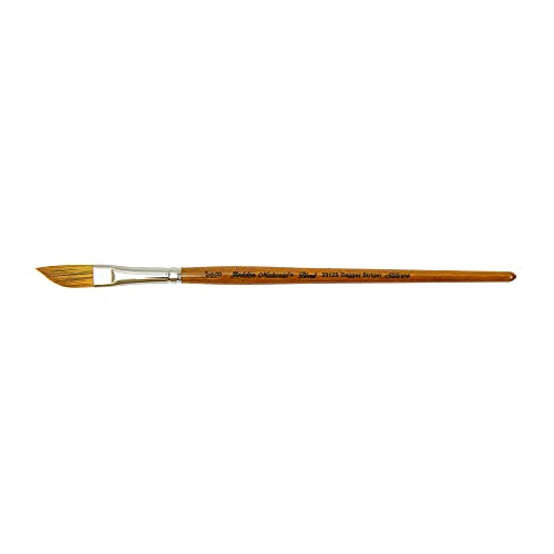 Silver Brush Limited 2012S Golden Natural Dagger Striper Brush for Watercolor, Oil, and Acrylic, Size 3/8 Inch, Short Handle