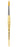 da Vinci Student Series 303 Junior Paint Brush, Round Elastic Synthetic with Lacquered Non-Roll Handle, Size 12