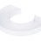 8" Small Fillable Cardboard Number Shaped Mache Kids (White, C)