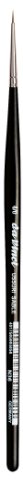 da Vinci Watercolor Series 36 Paint Brush, Round Russian Red Sable with Black Handle, Size 4/0