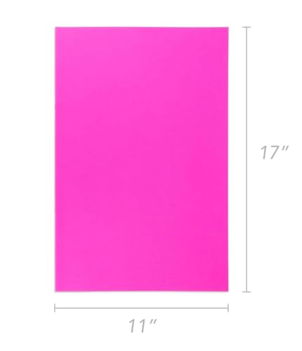 Hygloss Products Bright Colored Cardstock - 96 Sheets - 11x17 Card Stock Paper- 10-12 Bright Colors