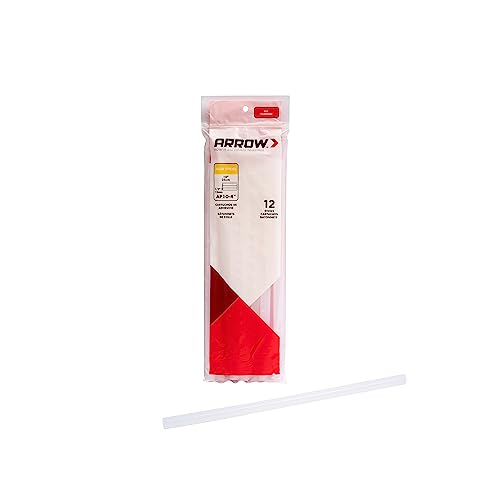 Arrow AP10-4 All Purpose Full Size Glue Sticks for Hot Glue Guns, Use for High Temp and Low Temp Crafting, Hobbies, and General Repair Projects, 10-Inch by 1/2-Inch, Clear, 12-Pack