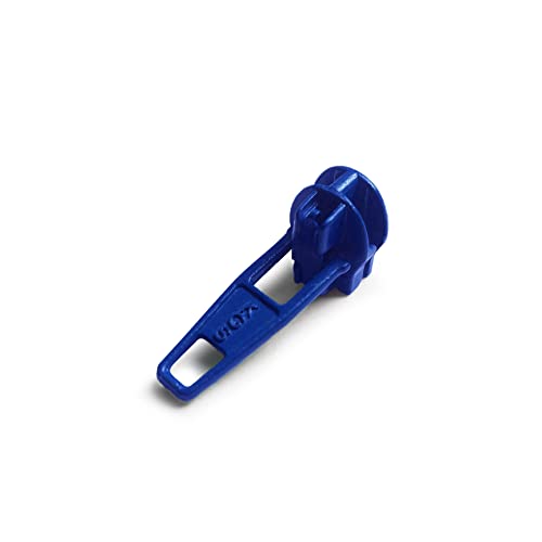 KGS Zippers by The Yard | Nylon Zipper Roll | 4 Yard and 20 Zipper pulls (Royal Blue)