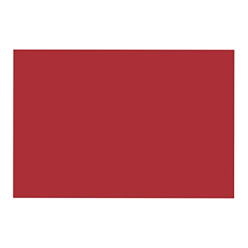 Prang (Formerly SunWorks) Construction Paper, Holiday Red, 12" x 18", 50 Sheets