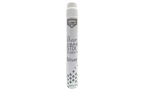 Imagine Sheer Shimmer Stix W/Dauber Top .5fl oz-Silver