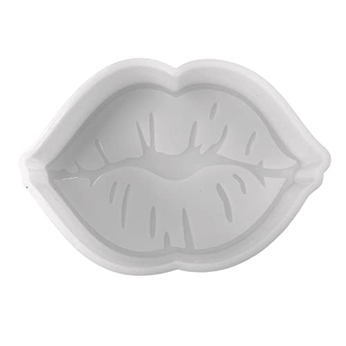 Lips Freshie Silicone Mold | Size 5" Wide x 3.5" Long x 1" Deep | Lips Kiss Design for Freshie Makers