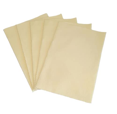 Sunshine Polishing Cloth for Sterling Silver, Gold, Brass and Copper Jewelry 5" x 7.5"