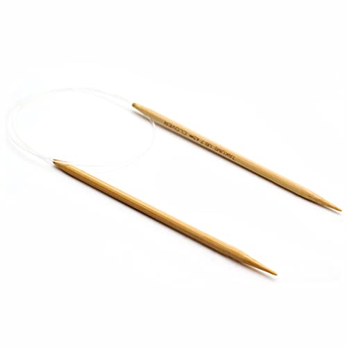 Clover Takumi Bamboo Circular Knitting Needles 24-inch-Size 7/4.5mm, 2.5 x 9.36 x 23.18 cm, Brown