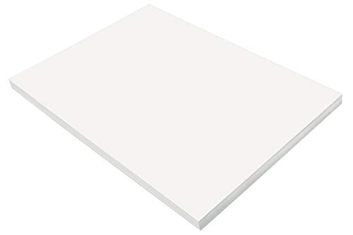 Prang (Formerly SunWorks) Construction Paper, White, 18" x 24", 100 Sheets