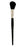 Silver Brush Limited 5618S, Size 20, Silver Mop Black Round Paintbrush, Oil, Acrylic, and Watercolor Brush, Short Handle