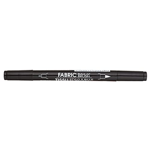 UCHIDA 122-C-1 Marvy Fabric Ball and Brush Marker, Black