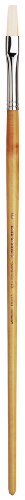 da Vinci Hog Bristle Series 7000 Maestro Artist Paint Brush, Flat Long-Length Hand-Interlocked with Natural Polished Handle, Size 8