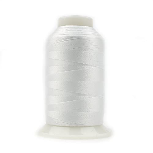 WonderFil Specialty Threads DecoBob White, 2-ply Cottonized Polyester, 80wt