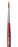 da Vinci Watercolor Series 5580 CosmoTop Spin Paint Brush, Round Synthetic with Red Handle, Size 4 (5580-04)