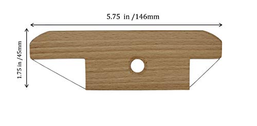 Creative Hobbies Wood and Wire Bevel Cutter Clay Trimming Tool for Pottery, Ceramics and Sculpting