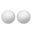Crafjie Craft Foam Balls 6 Inches 2-Pack, White Craft Foam Polystyrene Round Balls,Styrofoam Foam Balls for DIY Arts and Crafts, Drawing, Ornaments, Modeling Smooth