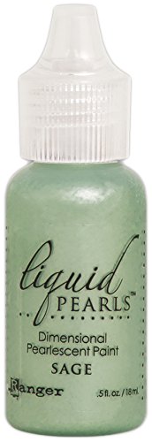 Ranger Sage Liquid Pearls Dimensional Pearlescent Paint .5oz, 0.5 Fl Oz (Pack of 1)