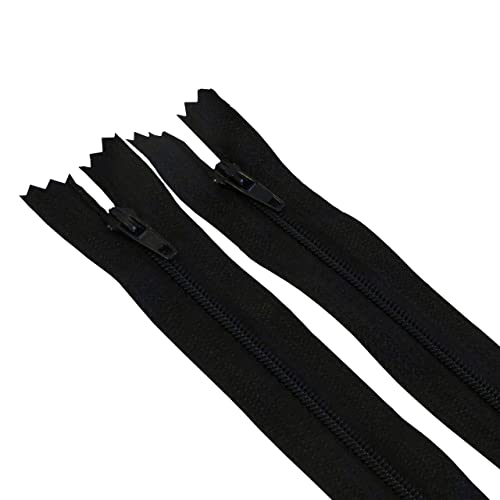 Seeking ROAM Standard Zippers, Nylon Coil, 2 Pieces (Black, 8" Inch)