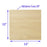 20 PCS Wood Sheets,Unfinished Plywood Basswood Sheet,for Architectural Model min House Building , Wood Burning Project and Other DIY Crafts (300X300X3mm)