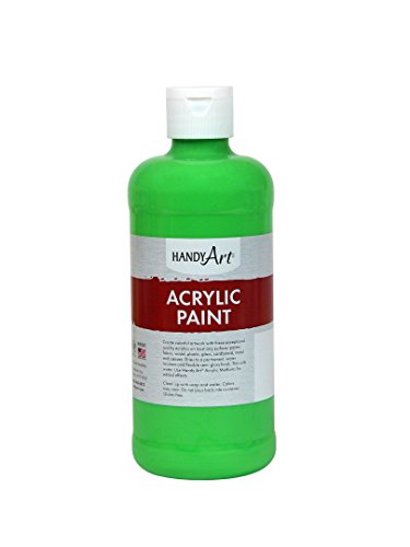 Handy Art Student Acrylic Paint 16 ounce, Fluorescent Green