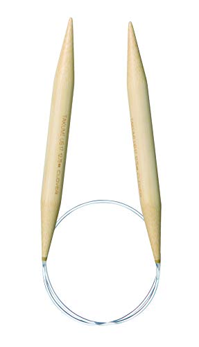 Clover Bamboo Circular Knitting Needles 24in/ No.17, 24"