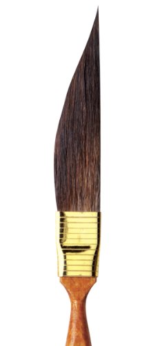 da Vinci Graphic Design Series 700 Pinstriping Brush, Tapered Sword-Shaped Kazan Squirrel Hair with Cedar Imitation Handle, Size 2