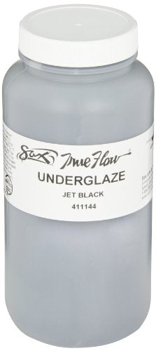 Sax True Flow Underglaze, Jet Black, 1 Pint - 411144