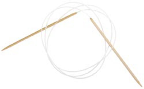 Clover Takumi Bamboo Circular 48-Inch Knitting Needles, Size 3