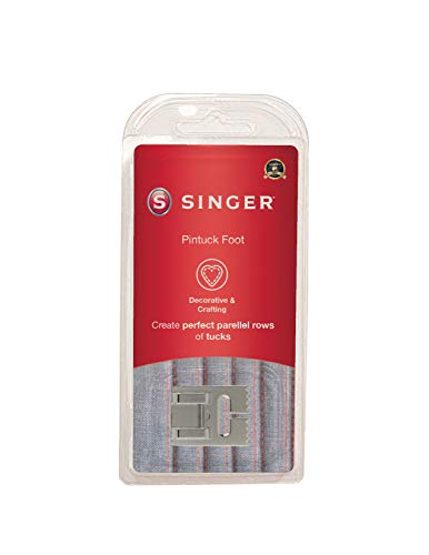 SINGER | Pintuck Presser Foot, Embellish Clothes & Linen, Also Made for Twin Needle Use - Sewing Made Easy
