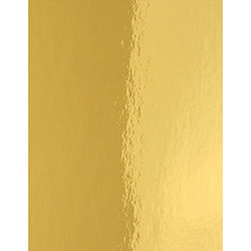 Hygloss Products, Inc 28384 Mirror Board Sheets, 8.5" x 11", Gold