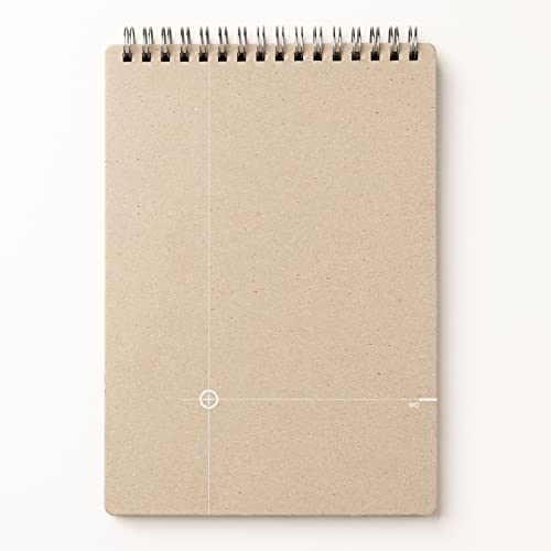 Trace Sketchbook (1 Pack) || 30X40 Design Workshop || Vellum Paper - Reticle Grid - Double-Ring - 75 Sheets [A5 (5.8" x 8.3")]