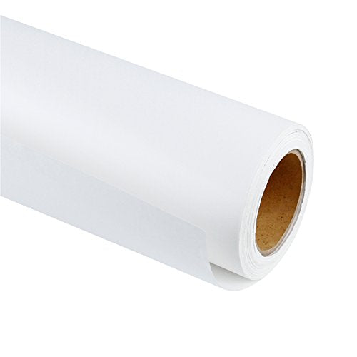 RUSPEPA White Kraft Paper Roll - 36 inches x 100 feet - Recyclable Paper Perfect for Wrapping, Craft, Packing, Floor Covering, Dunnage, Parcel, Table Runner