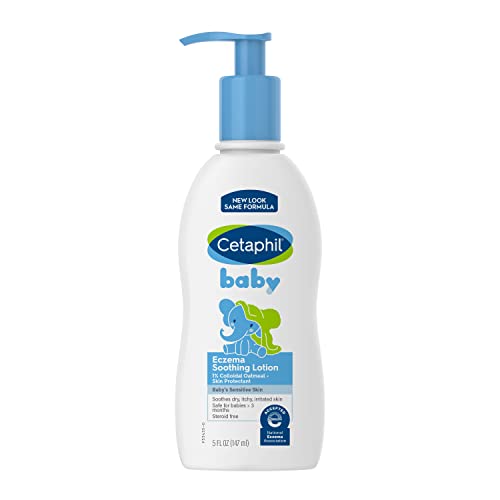 Cetaphil Baby Eczema Soothing Lotion with Colloidal Oatmeal, For Dry, Itchy and Irritated Skin, 5 Fl. Oz