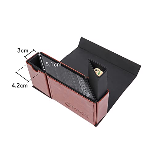 TOYGER DeckSlimmer (Deck Box) (Brown) trading card case, trading card holder, card storage