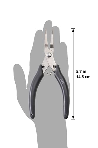 Beaditive Bent Nose Pliers | Fine, Non-Serrated Tips | Jewelry Making, Beading, Crafting | Stainless Steel