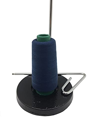 YEQIN Heavy Duty Metal Base Single Thread Stand Universal Single Cone and Spool Adjustable Thread Stand for Sewing and Embroidery Machines (27449M)