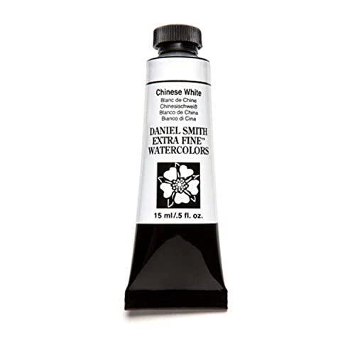 DANIEL SMITH 284600023 Extra Fine Watercolor 15ml Paint Tube, Chinese White