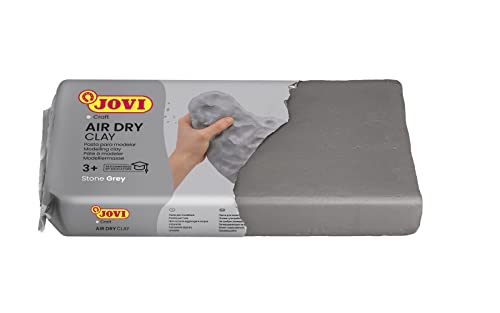 Jovi Air Dry - Sculpting Paste, Air Drying Without Oven, Grey Color, Easy to Clean, 1 Kilo (86G)